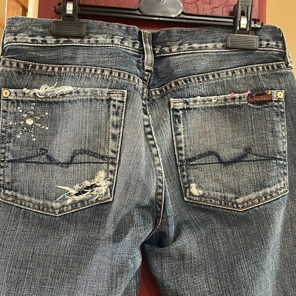 7 4 All ManKind boot cut jeans - Picture 3 of 3